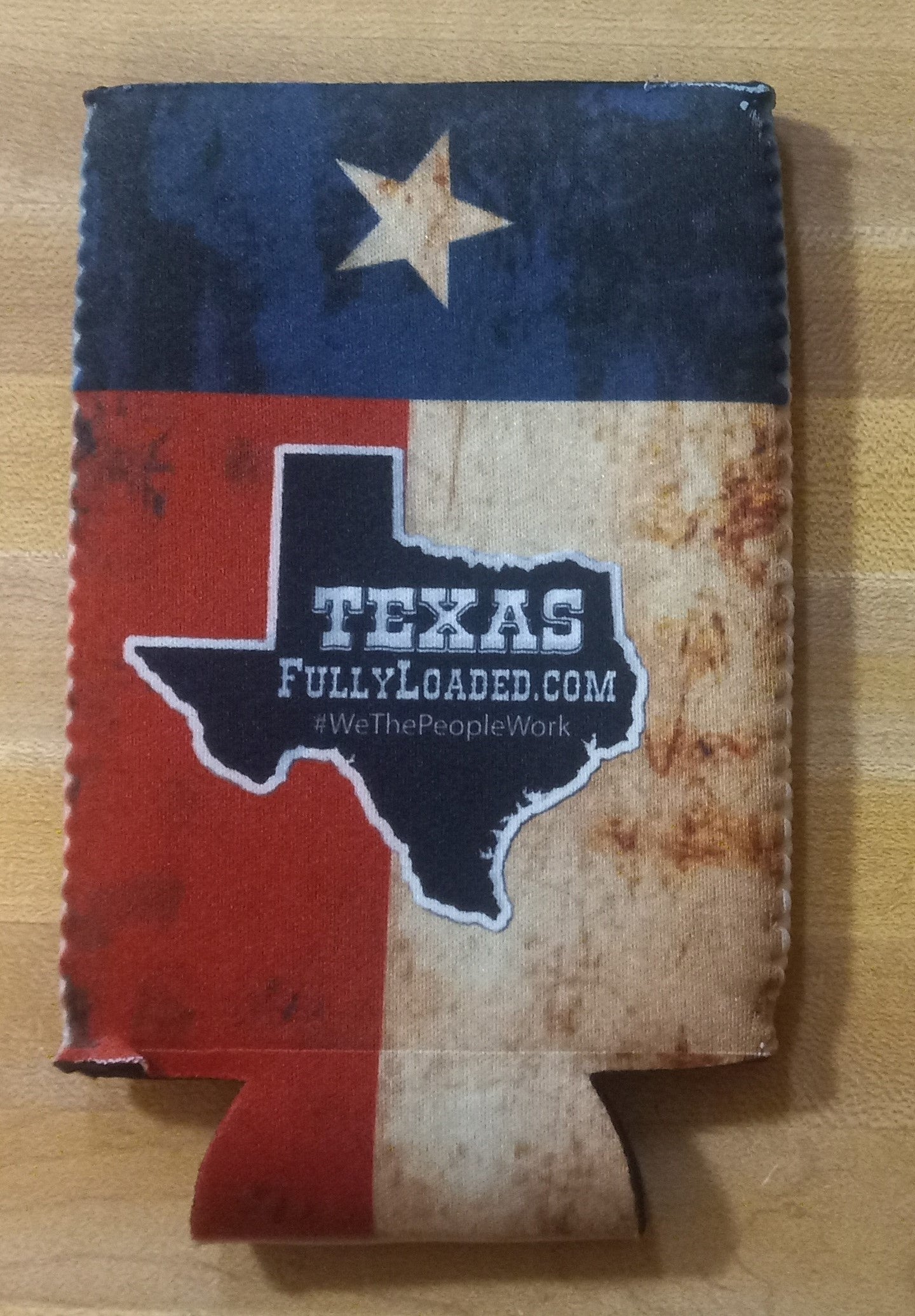 Texas Fully Loaded Tea Party Tall Boy/Bottle Koozie