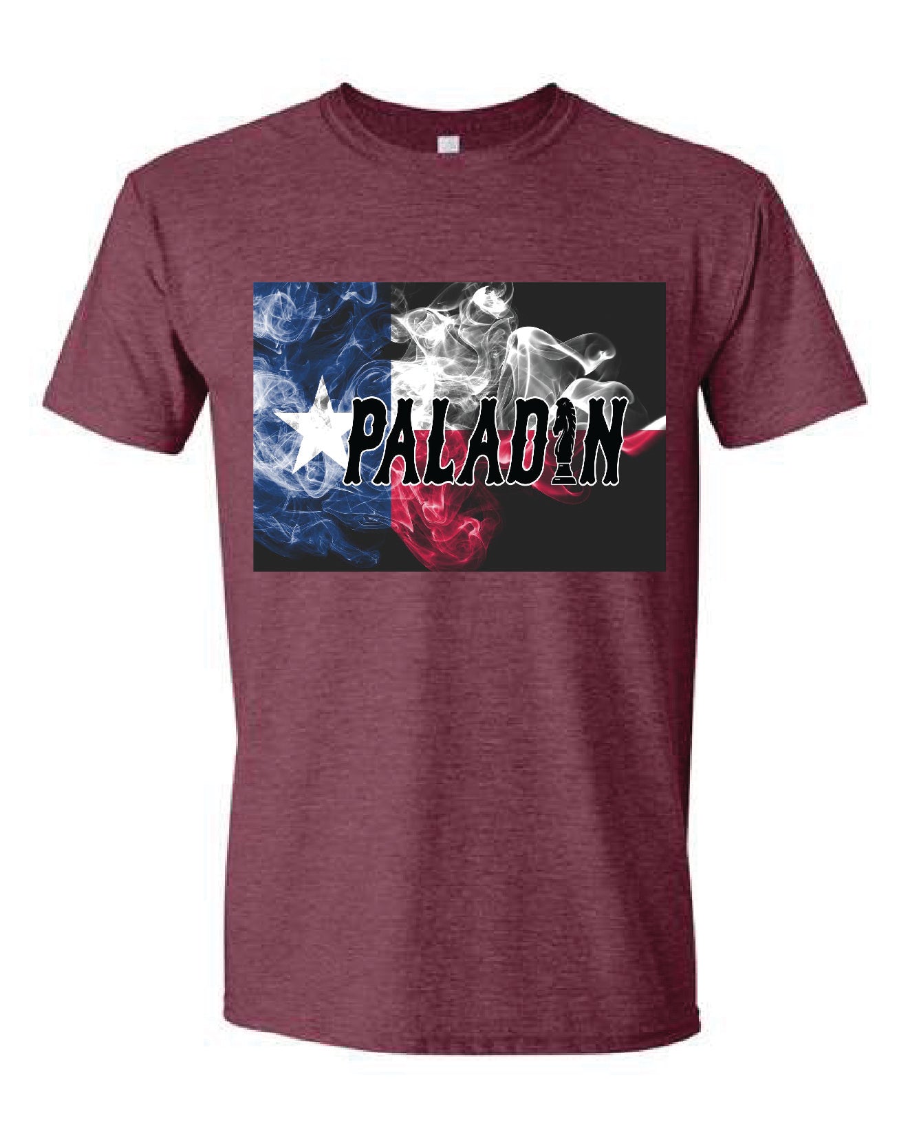 Paladin Short Sleeve Heather Maroon T-Shirt