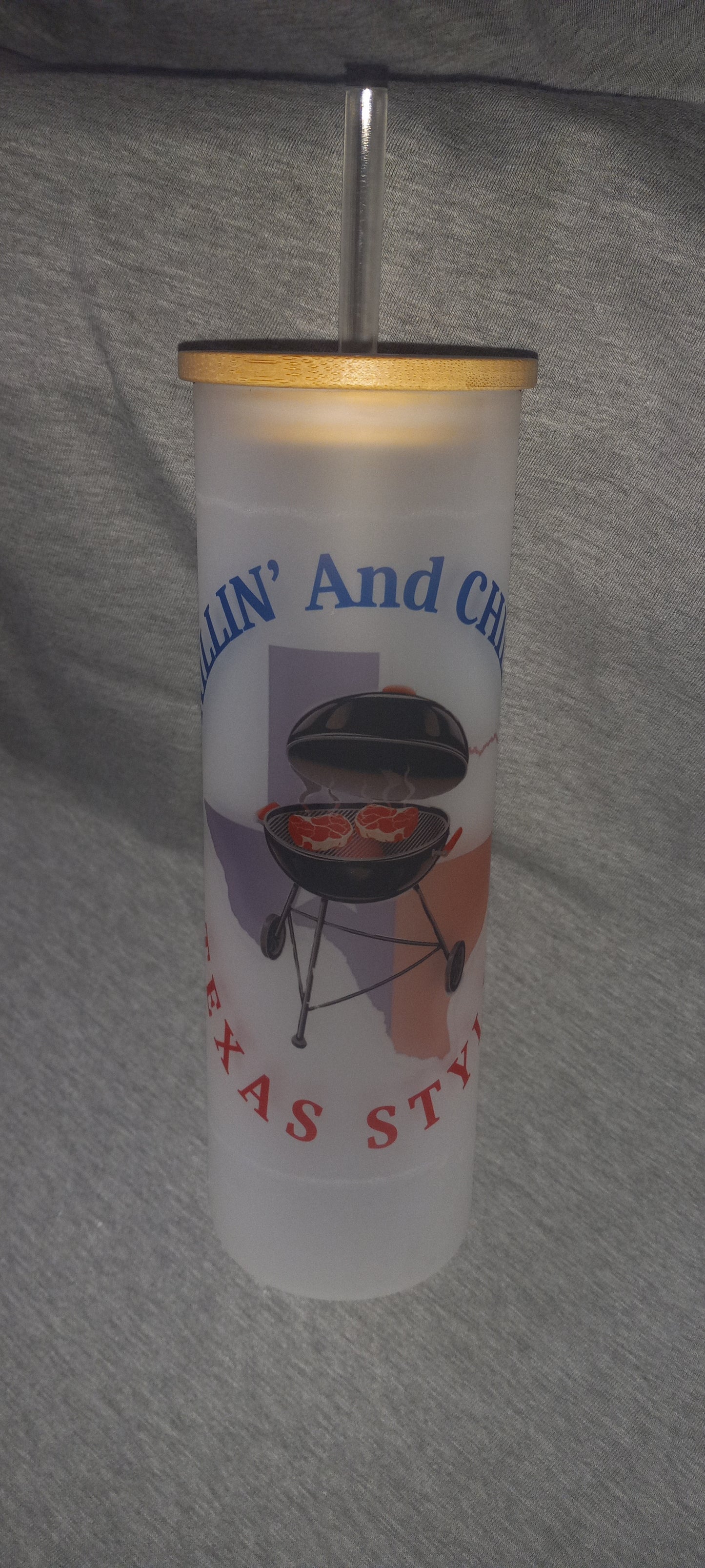 Daddy & Me Grillin' and Chillin' in Texas Apron and Tumbler Set