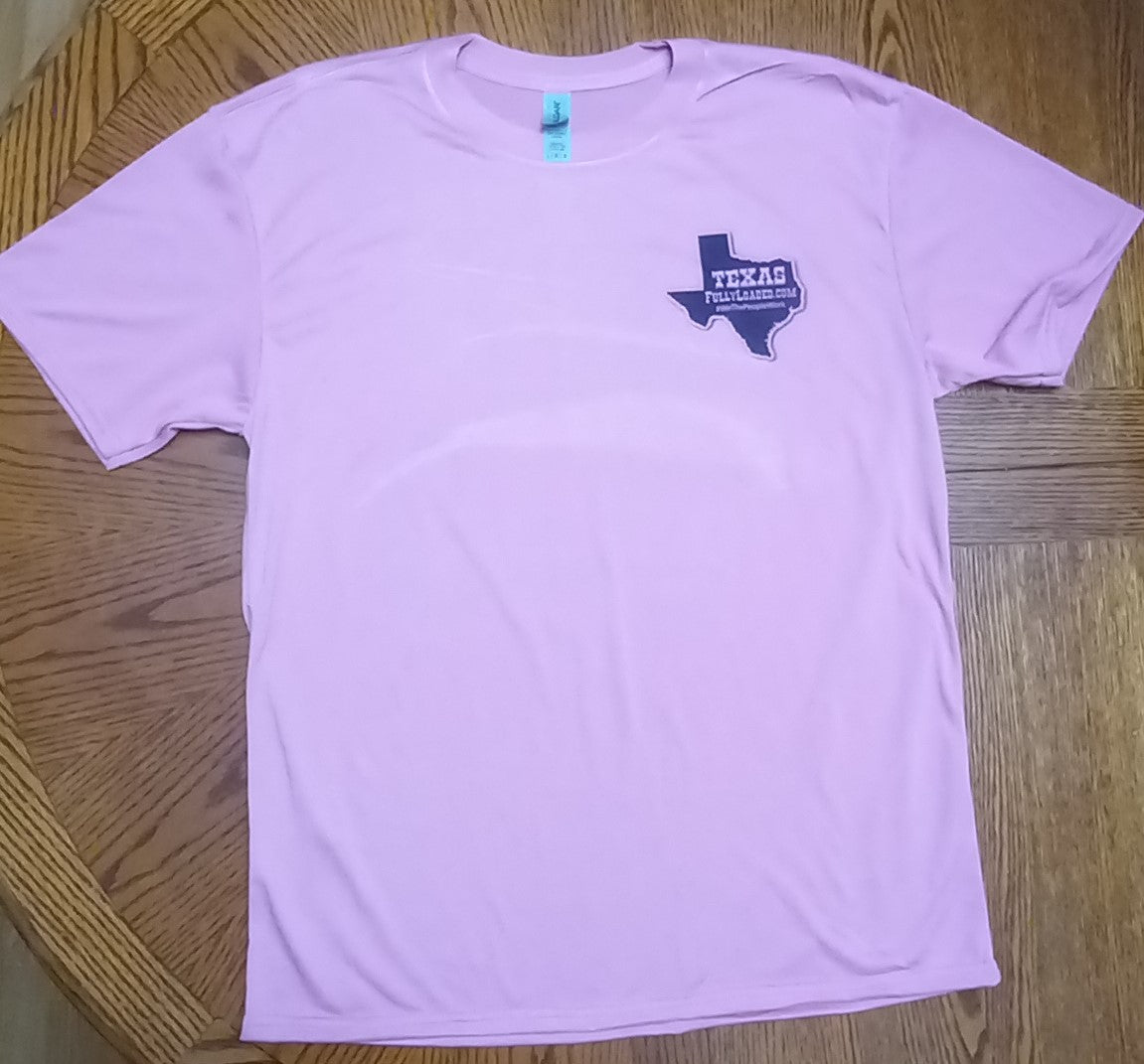 Texas Fully Loaded "Patriot Mom" Short Sleeve Plum Rose Tee