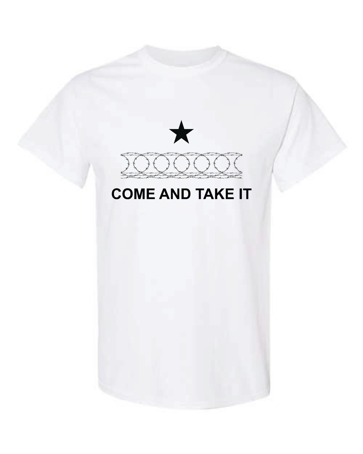 Come And Take It T-shirt, White, Medium